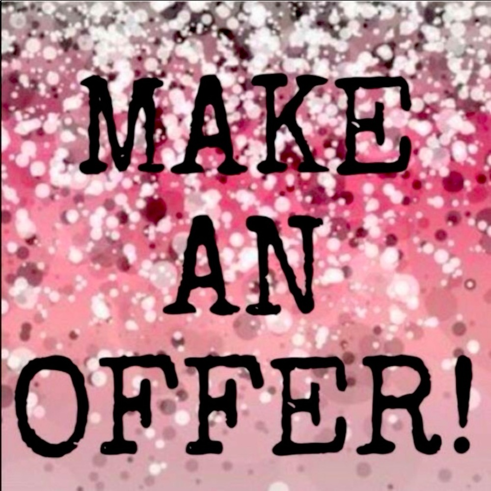 If you love it.... make an offer 💗💗💗